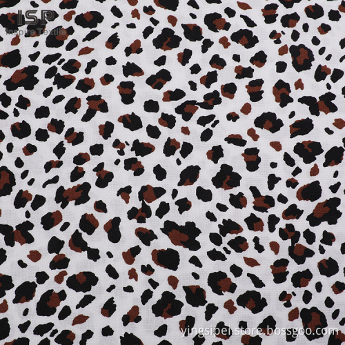 Top Selling Plain Challis Print Woven Rayon Fabric